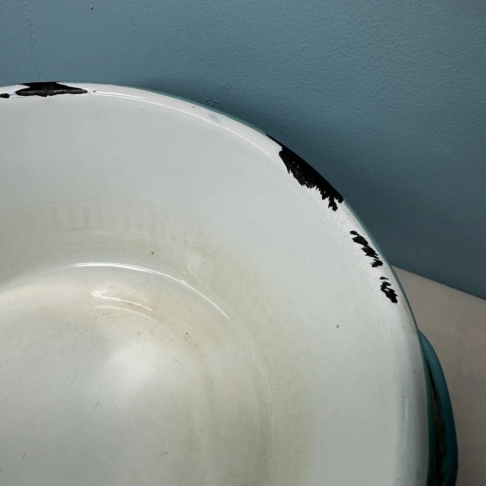 White Enamel Stock Pot 9